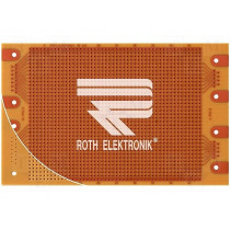 RE224-HP; Board: universal; single sided,prototyping; W: 100mm; L: 160mm; ROTH ELEKTRONIK GMBH RE224-HP; Board: universal; single sided,prototyping; W: 100mm; L: 160mm; ROTH ELEKTRONIK GMBH