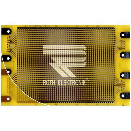 RE224-LF; Board: universal; eurocard,single sided,prototyping; W: 100mm; ROTH ELEKTRONIK GMBH