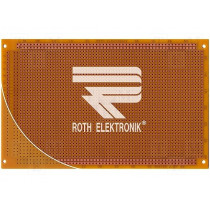 RE318-HP; Board: universal; single sided,prototyping; W: 100mm; L: 160mm; ROTH ELEKTRONIK GMBH