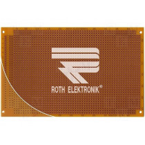 RE319-HP; Board: universal; single sided,prototyping; W: 100mm; L: 160mm; ROTH ELEKTRONIK GMBH