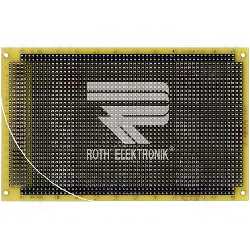 RE321-LF; Board: universal; single sided,prototyping; W: 100mm; L: 160mm; ROTH ELEKTRONIK GMBH