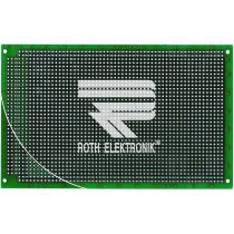 RE334-LF; Board: universal; double sided,prototyping; W: 100mm; L: 160mm; ROTH ELEKTRONIK GMBH