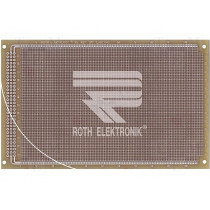 RE437-LF; Board: universal; double sided,prototyping; W: 100mm; L: 160mm; ROTH ELEKTRONIK GMBH