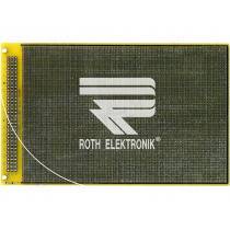 RE438-LF; Board: universal; double sided,prototyping; W: 100mm; L: 160mm; ROTH ELEKTRONIK GMBH