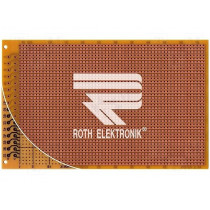 RE521-HP; Board: universal; single sided,prototyping; W: 100mm; L: 160mm; ROTH ELEKTRONIK GMBH