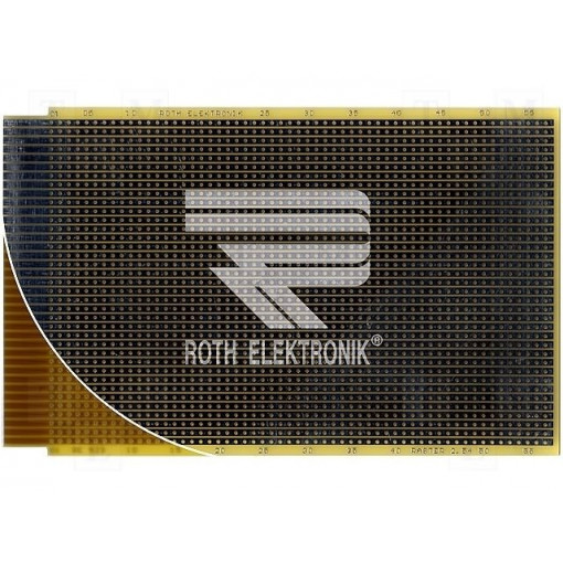RE523-LF; Board: universal; single sided,prototyping; W: 100mm; L: 160mm; ROTH ELEKTRONIK GMBH
