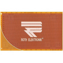 RE524-HP; Board: universal; single sided,prototyping; W: 100mm; L: 160mm; ROTH ELEKTRONIK GMBH