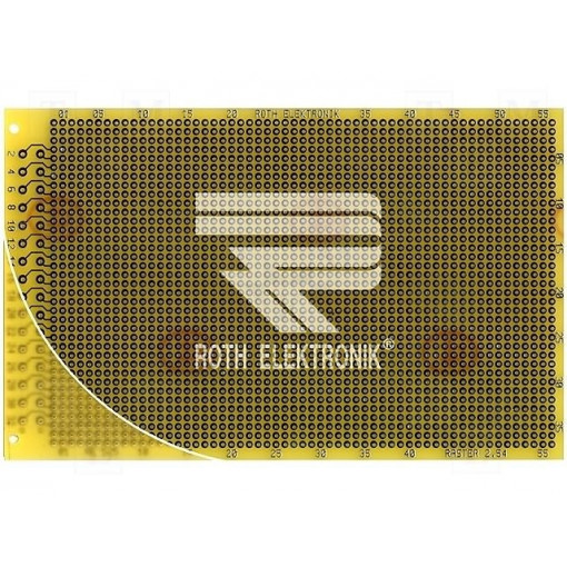 RE525-LF; Board: universal; single sided; W: 100mm; L: 160mm; ROTH ELEKTRONIK GMBH