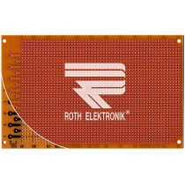 RE526-HP; Board: universal; single sided,prototyping; W: 100mm; L: 160mm; ROTH ELEKTRONIK GMBH