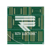 RE900; Board: universal; double sided,multiadapter; W: 72.6mm; L: 76.2mm; ROTH ELEKTRONIK GMBH RE900; Board: universal; double sided,multiadapter; W: 72.6mm; L: 76.2mm; ROTH ELEKTRONIK GMBH