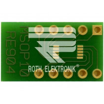 RE904; Board: universal; multiadapter; W: 10.4mm; L: 18.1mm; MSOP10; ROTH ELEKTRONIK GMBH