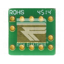 RE907; Board: universal; multiadapter; W: 12.5mm; L: 12.5mm; SOT23-10; ROTH ELEKTRONIK GMBH
