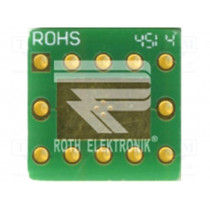 RE913; Board: universal; multiadapter; W: 12.5mm; L: 12.5mm; DFN10,eMSOP10; ROTH ELEKTRONIK GMBH
