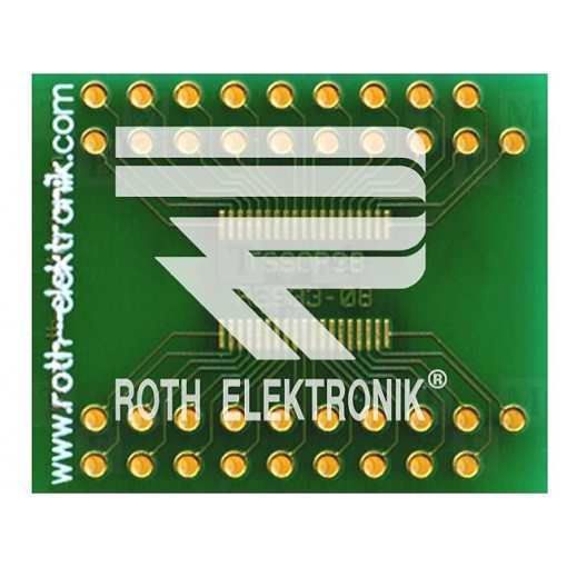 RE933-08; Board: universal; multiadapter; W: 58.9mm; L: 120.1mm; TSSOP38; ROTH ELEKTRONIK GMBH