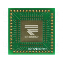 RE934-02E; Board: universal; multiadapter; W: 38.1mm; L: 38.1mm; QFN48,QFP48; ROTH ELEKTRONIK GMBH