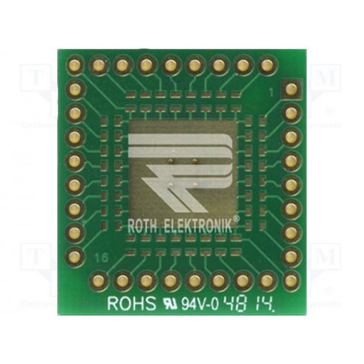 RE934-04E; Board: universal; multiadapter; W: 26.67mm; L: 28.57mm; QFP32; ROTH ELEKTRONIK GMBH