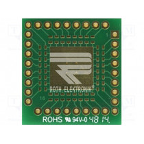 RE935-02E; Board: universal; multiadapter; W: 26.67mm; L: 28.57mm; QFN32,QFP32; ROTH ELEKTRONIK GMBH