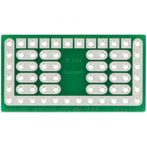 RE941-S1; Board: universal; single sided,prototyping; W: 17.14mm; L: 31.75mm; ROTH ELEKTRONIK GMBH