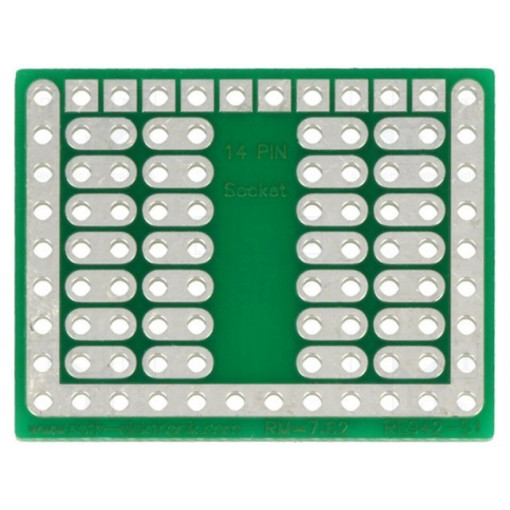 RE942-S1; Board: universal; single sided,prototyping; W: 24.76mm; L: 31.75mm; ROTH ELEKTRONIK GMBH