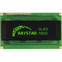 REG010032AGPP5N00000; Display: OLED; graphical; 100x32; Window dimensions: 77x25.2mm; RAYSTAR OPTRONICS