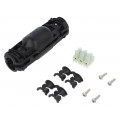 435-01651; Gel cable joint; RELICON; polyamide; IP68; black; Y: 100mm; X: 24mm; HELLERMANNTYTON 435-01651; Gel cable joint; RELICON; polyamide; IP68; black; Y: 100mm; X: 24mm; HELLERMANNTYTON