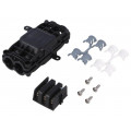 435-01658; Gel cable joint; RELICON; polyamide; IP68; black; Y: 138mm; X: 78mm; HELLERMANNTYTON 435-01658; Gel cable joint; RELICON; polyamide; IP68; black; Y: 138mm; X: 78mm; HELLERMANNTYTON