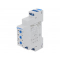 REV-120; Timer; 0,1s÷10days; DPDT; 250VAC/6A; 230÷240VAC; DIN; -30÷55°C; NOVATEK ELECTRO