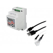 REV-302; Timer; Range: 1÷1200s; DPDT; 8÷30VDC; DIN; OUT 1: 16A; NOVATEK ELECTRO