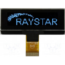 REX012832ABPP3N00000; Display: OLED; graphical; 128x32; Window dimensions: 57.02x15.1mm; RAYSTAR OPTRONICS