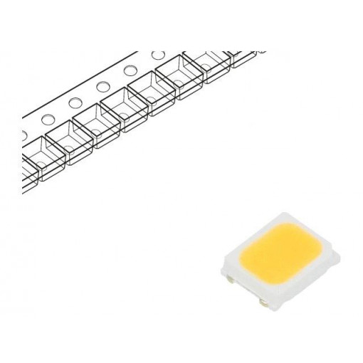RF-27HI35DS-DF-2N-Y; LED; SMD; 2835,PLCC2; white warm; 24÷30lm; 2650-2800K; 80; 120°; REFOND RF-27HI35DS-DF-2N-Y; LED; SMD; 2835,PLCC2; white warm; 24÷30lm; 2650-2800K; 80; 120°; REFOND