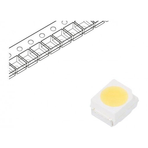 RF-60QA30DS-EE-Y; LED; SMD; 3528,PLCC2; white cold; 5÷8lm; 5550-6040K; 95; 120°; 20mA; REFOND RF-60QA30DS-EE-Y; LED; SMD; 3528,PLCC2; white cold; 5÷8lm; 5550-6040K; 95; 120°; 20mA; REFOND