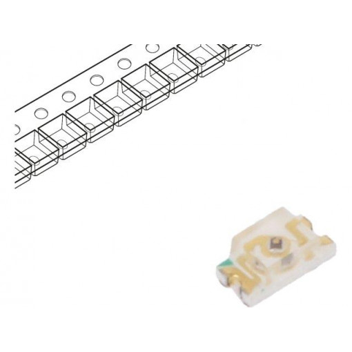 RF-AUB190TS-ED; LED; SMD; 0603; amber; 70÷200mcd; 1.6x0.8x0.7mm; 140°; 1.8÷2.4V; REFOND RF-AUB190TS-ED; LED; SMD; 0603; amber; 70÷200mcd; 1.6x0.8x0.7mm; 140°; 1.8÷2.4V; REFOND
