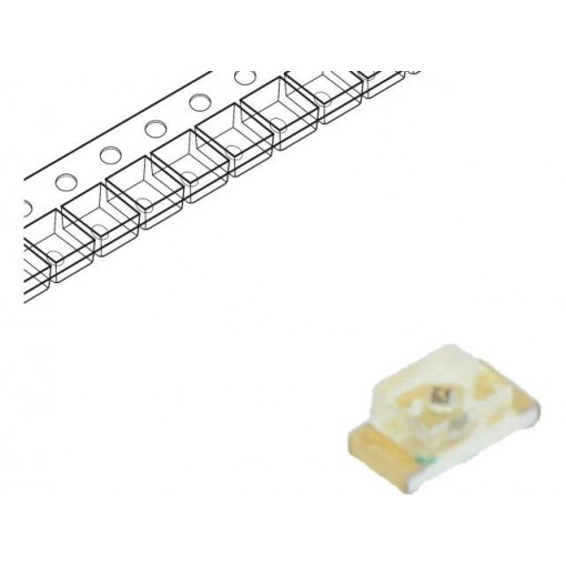 RF-AUB191TS-ED; LED; SMD; 0603; amber; 70÷260mcd; 1.6x0.8x0.7mm; 140°; 1.8÷2.4V; REFOND RF-AUB191TS-ED; LED; SMD; 0603; amber; 70÷260mcd; 1.6x0.8x0.7mm; 140°; 1.8÷2.4V; REFOND