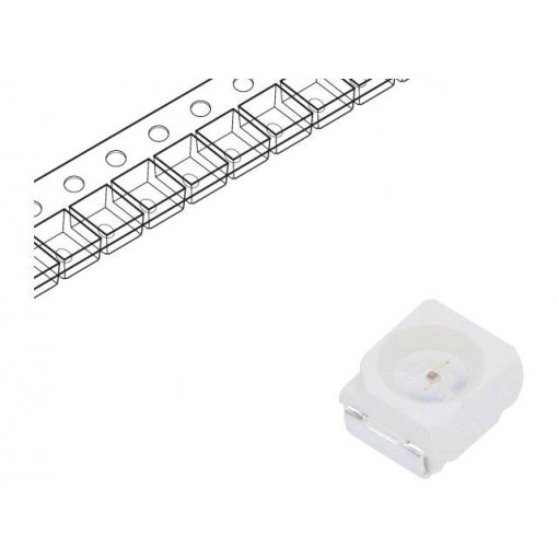 RF-AURA30TS-ED; LED; SMD; 3528,PLCC2; orange; 200÷430mcd; 3.5x2.8x1.8mm; 120°; 20mA; REFOND RF-AURA30TS-ED; LED; SMD; 3528,PLCC2; orange; 200÷430mcd; 3.5x2.8x1.8mm; 120°; 20mA; REFOND