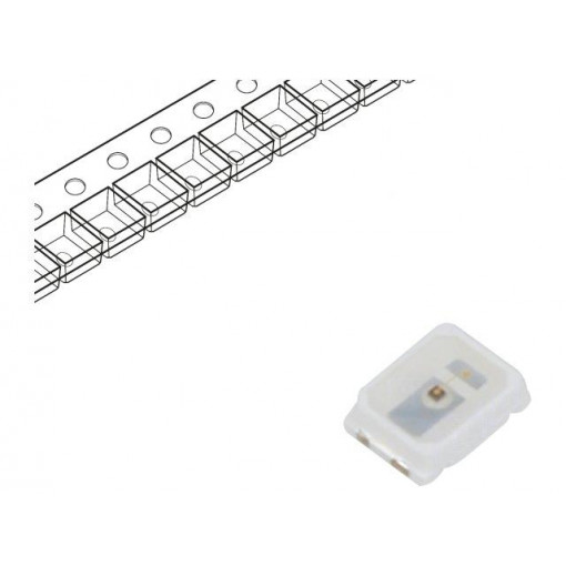 RF-AURI16TS-ED; LED; SMD; PLCC2,2216; orange; 170÷430mcd; 2.2x1.6x0.55mm; 120°; REFOND RF-AURI16TS-ED; LED; SMD; PLCC2,2216; orange; 170÷430mcd; 2.2x1.6x0.55mm; 120°; REFOND