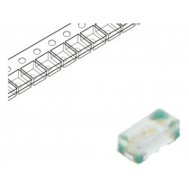 RF-BU0402TS-CE-B; LED; SMD; 0402; blue; 12÷100mcd; 1x0.5x0.4mm; 140°; 2.6÷3.3V; 5mA; REFOND