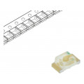 RF-GNB191TS-CF; LED; SMD; 0603; green; 260÷1000mcd; 1.6x0.8x0.7mm; 140°; 2.6÷3.4V; REFOND