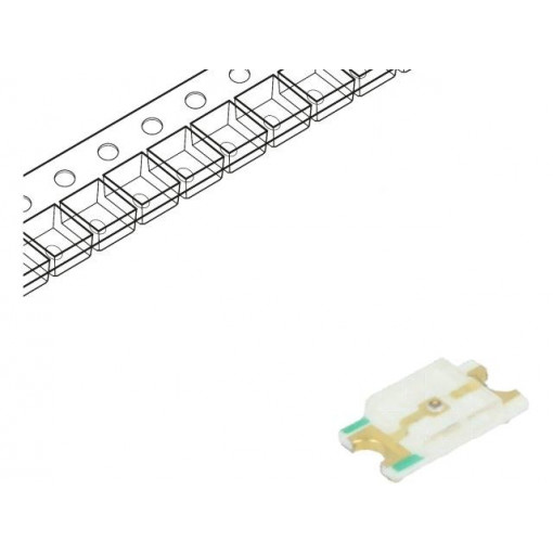 RF-GSS150TS-BC; LED; SMD; 1206; green-yellow; 18÷100mcd; 3.2x1.6x0.7mm; 140°; 20mA; REFOND