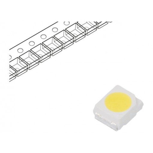 RF-K50HK30DS-EC-Y; LED; SMD; 3528,PLCC2; white cold; 6÷10lm; 4650-5350K; 80; 120°; 20mA; REFOND
