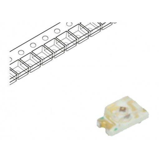 RF-OUB190TS-CF; LED; SMD; 0603; orange; 120÷330mcd; 1.6x0.8x0.7mm; 140°; 1.8÷2.4V; REFOND