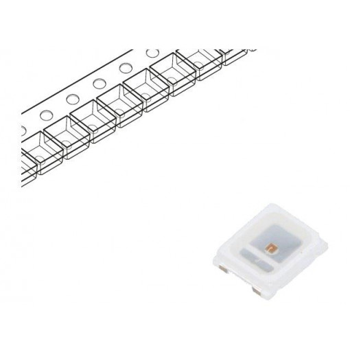 RF-OURI35TS-CH-N; LED; SMD; 2835,PLCC2; red; 8÷13lm; 2.8x3.5x0.8mm; 120°; 1.8÷2.5V; REFOND