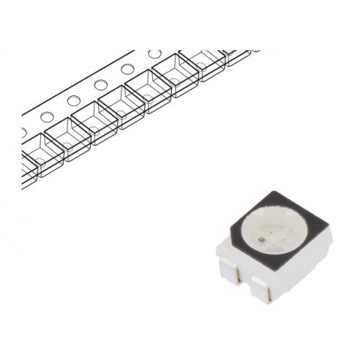 RF-P5RA30BS-B30(WE); LED; SMD; 3528,PLCC4; yellow/blue; 3.5x2.8x1.9mm; 120°; 20mA; REFOND