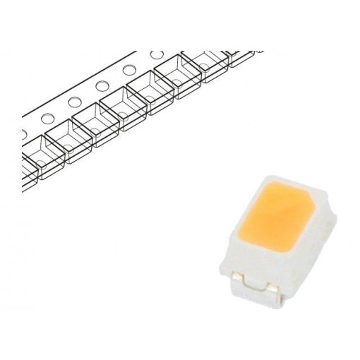 RF-W24TK14DS-EC-Y; LED; SMD; Mini PLCC2,2014; white warm; 3÷7lm; 2250-2475K; 90; 120°; REFOND