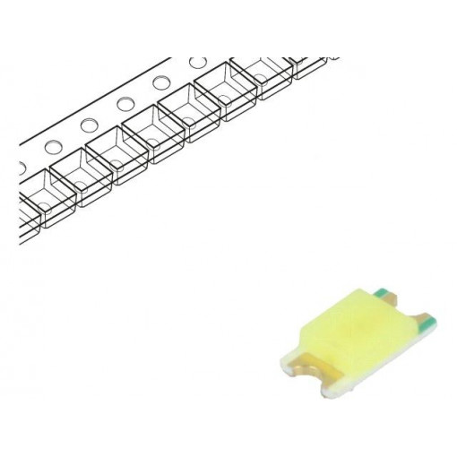 RF-WNS150DS-DD; LED; SMD; 1206; white cold; 400÷950mcd; 140°; 20mA; 2.7÷3.5V; REFOND
