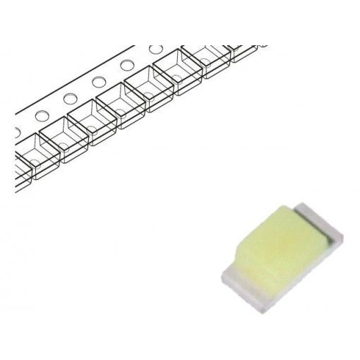 RF-WUB191DS-DD; LED; SMD; 0603; white cold; 600÷1100mcd; 140°; 20mA; 2.8÷3.7V; REFOND