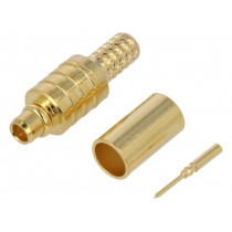 RF12-06-T-02-50-G; Plug; MMCX; male; straight; 50Ω; RG174,RG188,RG316; for cable; ADAM TECH