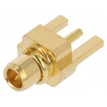 RF12-25A-T-00-50-G; Socket; MMCX; female; 50Ω; teflon; gold-plated; ADAM TECH