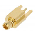 RF12-35-T-00-50-G; Socket; MMCX; female; 50Ω; teflon; gold-plated; ADAM TECH RF12-35-T-00-50-G; Socket; MMCX; female; 50Ω; teflon; gold-plated; ADAM TECH