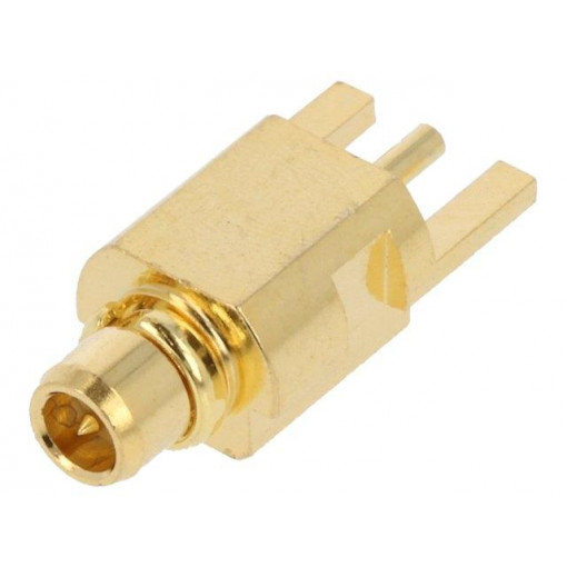 RF12-35A-T-00-50-G; Socket; MMCX; female; 50Ω; teflon; gold-plated; ADAM TECH