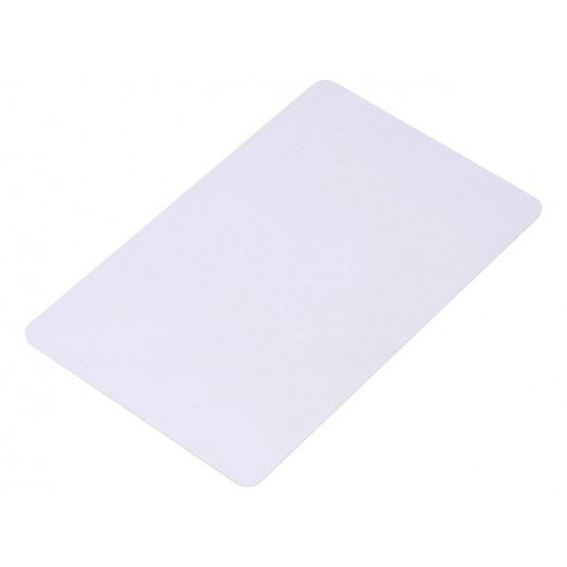 PVC WHITE CARD NTAG213 THERMAL S/N; RFID Card; 86x54x0.8mm; f: 13,56MHz; Range: 90mm; ISO 14443A; GOODWIN PVC WHITE CARD NTAG213 THERMAL S/N; RFID Card; 86x54x0.8mm; f: 13,56MHz; Range: 90mm; ISO 14443A; GOODWIN